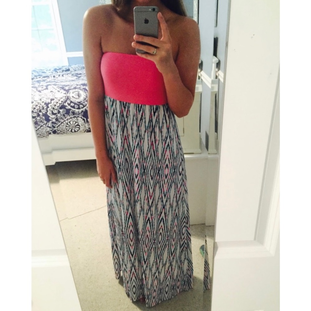 Pink Maxi Dress - Size MED